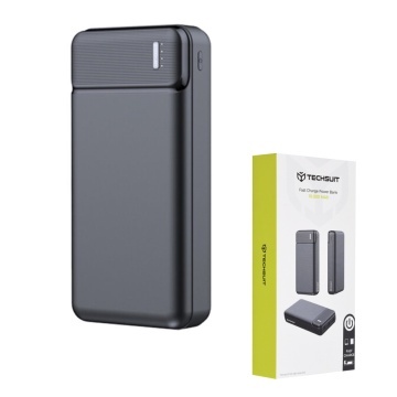 Baterie Externa Techsuit (PB-N1) - Dual USB, LED-uri pentru starea de alimentare, 10000mAh - Negru - Img 7