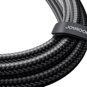 Cablu 3xtip C Fast Charge JoyRoom, 100W, 1.5m, negru, SA21-1T2 - Img 4