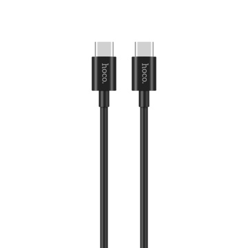 Cablu de date 2x Type-C Fast Charging 3A Hoco X23, 1m, negru - Img 4