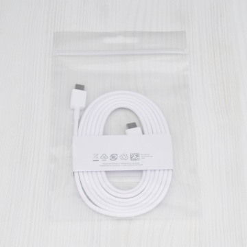 Cablu tip C Fast Charging Samsung, 25W, 1.8m, bulk, EP-DW767JWE - Alb - Img 3