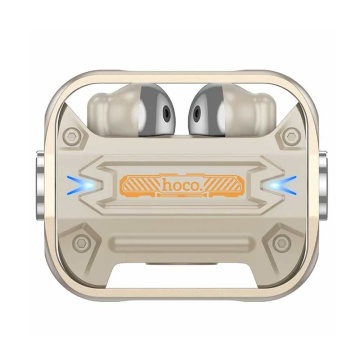 Casti Hoco wireless (EW55) - pentru jocuri, Bluetooth 5.3, True Wireless - Auriu - Img 2