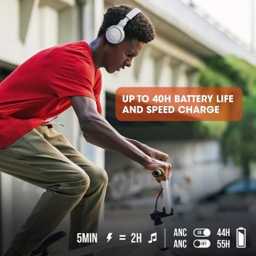 Casti JBL fără fir Tune 510 (JBLT510BTBLKEU) - Bluetooth 5.0, sunet bas pur, microfon - negru - Img 5
