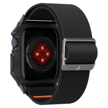 Curea Apple Watch 4 / 5 / 6 / SE / SE 2 / 7 / 8 / 9 (44 / 45mm) Spigen Lite Fit "Pro" - Negru - Img 7