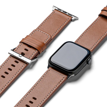 Curea Apple Watch 6 44mm Ringke Leather One Basic Bold - Maro - Img 1