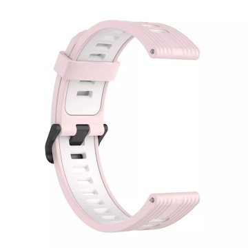 Curea Samsung Galaxy Watch 4/5/Active 2, Huawei Watch GT 3 (42mm)/GT 3 Pro (43mm)Techsuit, W002 - Roz - Img 2