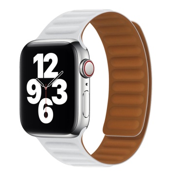 Curea Techsuit W035 - Apple Watch 1/2/3/4/5/6/7/8/9/10/SE/SE 2/Ultra/Ultra 2 (42/44/45/46/49mm) - Alb - Img 1
