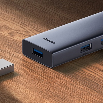 Docking station 4x USB3.0, tip C Baseus, B0005280A813-03 - Gri - Img 6