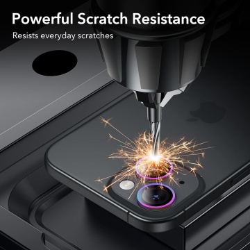 Folie sticla camera iPhone 15 Plus ESR Armorite Camera Lens Protectors, Multicolor - Img 3
