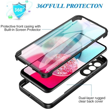 Husa 360° Samsung Galaxy A34 5G Techsuit ColorVerse - Negru - Img 3