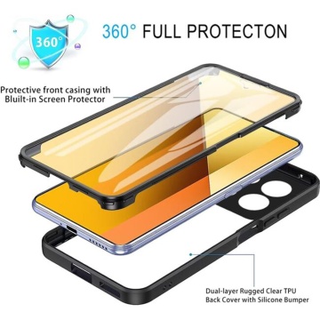 Husa 360° Xiaomi Poco X6 Pro Techsuit ColorVerse - Violet - Img 5