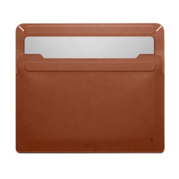 Husa 360 pentru laptop 15-16" Spigen Valentinus Sleeve - Maro - Img 2
