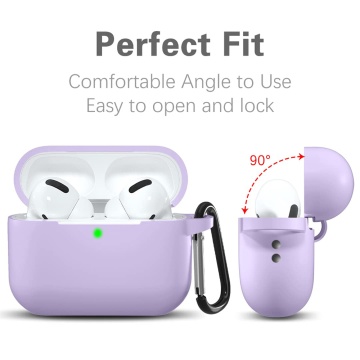 Husa Apple AirPods Pro Techsuit Silicone Case - Violet - Img 2