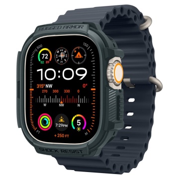 Husa Apple Watch Ultra / Ultra 2, Abyss Green - Img 1