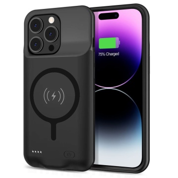 Husa cu baterie MagSafe iPhone 15 Pro Techsuit Power Pro, 7000mAh - Negru - Img 1