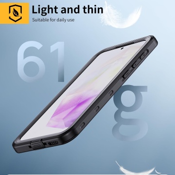 Husa impermeabila Samsung Galaxy A35 5G ShellBox Waterproof IP68 - Negru - Img 5