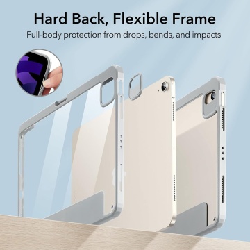 Husa iPad Air 5 (2022) ESR Rebound Hybrid- Gri - Img 6