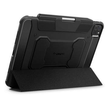 Husa iPad Pro 11 (2024) Spigen Rugged Armor Pro - Negru - Img 5