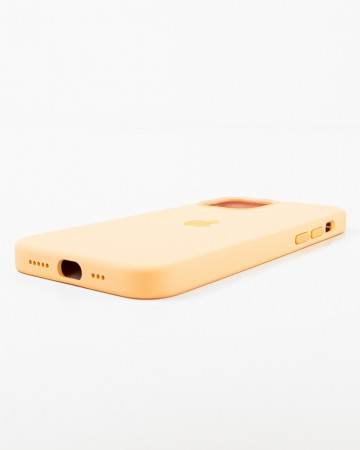Husa Iphone 12 din silicon Portocaliu 1 MagSafe - Img 2