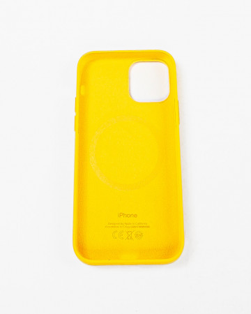 Husa Iphone 12 Pro din silicon Galben MagSafe - Img 5