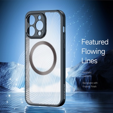 Husa iPhone 13 Pro Dux Ducis Aimo MagSafe Series - Negru - Img 6