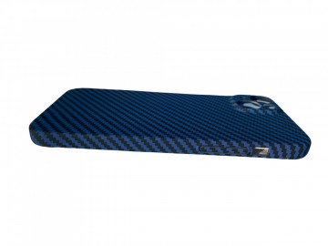 Husa Iphone 14 Plus Carbon Fibre Blue - Img 6