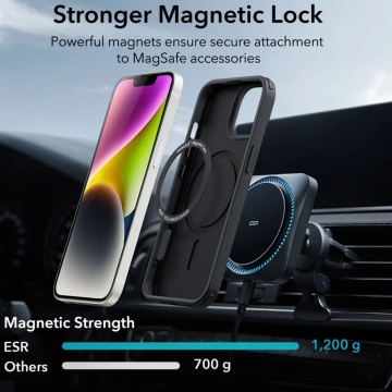 Husa Iphone 14 Plus ESR - Classic Hybrid HaloLock, Balck - Img 6