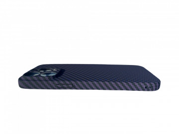 Husa Iphone 14 Pro Max Carbon Fibre Purple - Img 2
