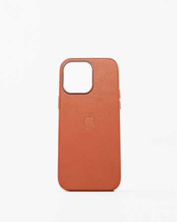 Husa Iphone 14 Pro Max din piele naturala Maro MagSafe - Img 1