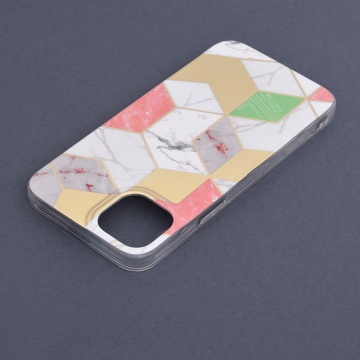 Husa Iphone 14 Pro Techsuit - Marble Series, Purple Hex - Img 6