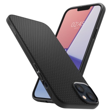 Husa Iphone 14 Spigen - Liquid Air, Negru Mat - Img 4