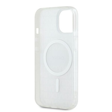 Husa iPhone 15 - DKNY IML Checkered Mono Pattern & Printed Stripes MagSafe (DKHMP15SHCPTSP) - Pink - Img 2