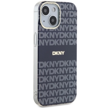 Husa iPhone 15 - DKNY IML Mono & Stripe MagSafe (DKHMP15SHRHSEB) - Blue - Img 3