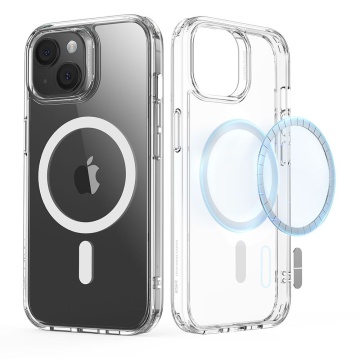 Husa iPhone 15 Plus ESR Classic Hybrid HaloLock - Transparent - Img 1