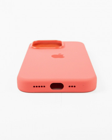 Husa Iphone 15 Pro din silicon Rosie MagSafe - Img 2