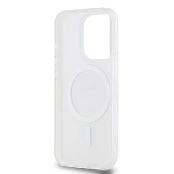 Husa iPhone 15 Pro - DKNY IML Mono & Stripe MagSafe (DKHMP15LHRHSEP) - Pink - Img 5