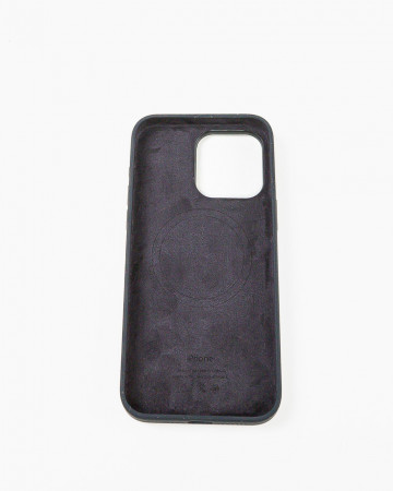 Husa Iphone 15 Pro Max din silicon Neagra MagSafe - Img 4