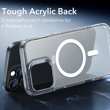 Husa iPhone 16 Pro ESR Classic Hybrid HaloLock- Clear Frost - Img 6