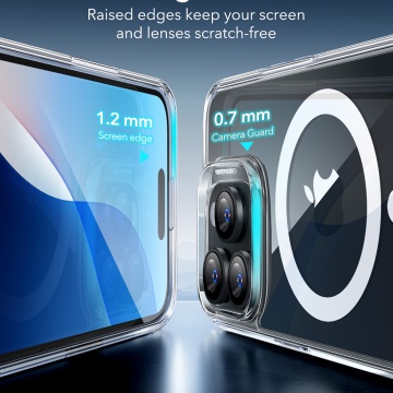 Husa iPhone 16 Pro Max ESR Classic Hybrid HaloLock - Clear - Img 3