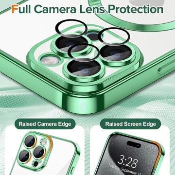 Husa MagSafe - iPhone 15 Pro - Verde Deschis - Img 5
