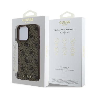 Husa originala Guess iPhone 16 Pro Hardcase 4G Classic - Maro - Img 5