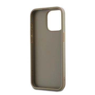 Husa pentru iPhone 15 Pro Max - DKNY Hardcase Wrist Strap Stock Logo (DKHCP15XPBSWSE) - Beige - Img 5