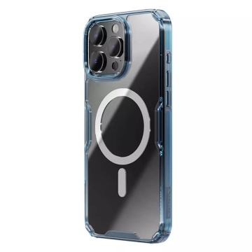 Husa pentru iPhone 16 Pro Max - Nillkin Nature TPU Pro Magnetic Case - Blue - Img 4