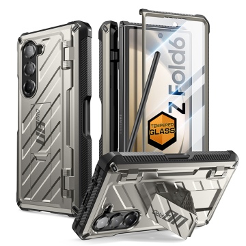 Husa pentru Samsung Galaxy Z Fold6 - Supcase Unicorn Beetle Pro - Titan Gray - Img 1