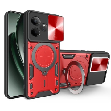 Husa Realme GT 6T Techsuit CamGuard Pro - Rosu - Img 1