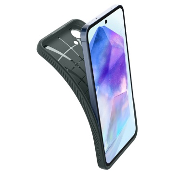 Husa Samsung Galaxy A55 5G Spigen Liquid Air - Verde - Img 5
