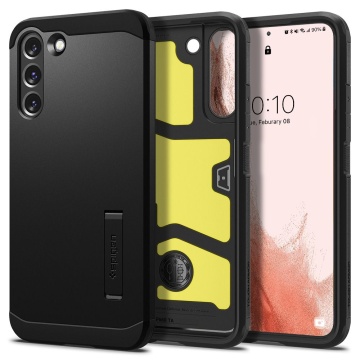 Husa Samsung Galaxy S22 5G Spigen Tough Armor - Negru - Img 1