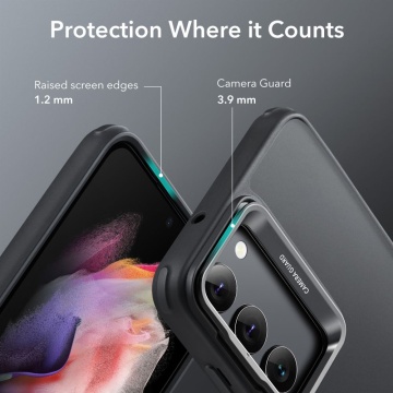 Husa Samsung Galaxy S23 Plus ESR Classic Kickstand, Frosted Black - Img 3