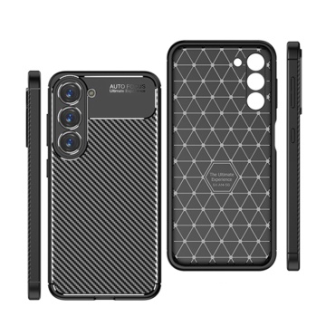 Husa Samsung Galaxy S23 Plus Techsuit CarbonFiber, Black - Img 2