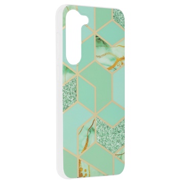 Husa Samsung Galaxy S23 Plus Techsuit Marble, Green Hex - Img 2
