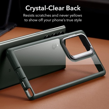 Husa Samsung Galaxy S23 Ultra ESR Shock Armor Kickstand, Clear Green - Img 3